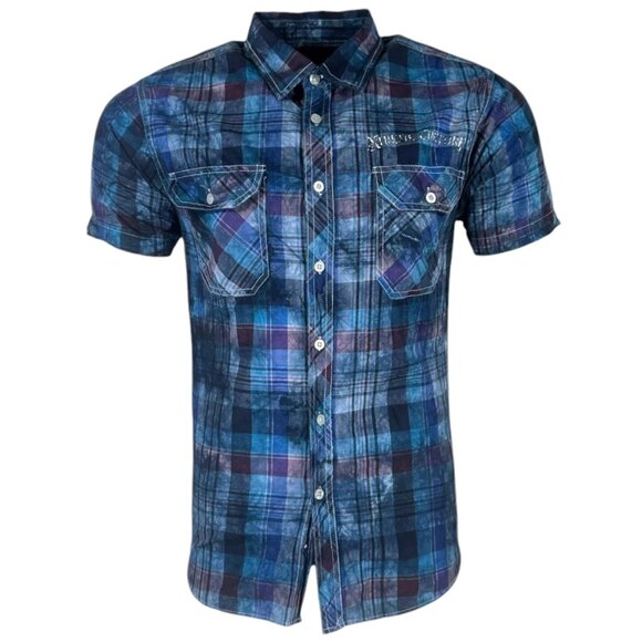 Xtreme Couture by Affliction Men's Button Down Shirt Faith & Trust S-2XL - Picture 2 of 8